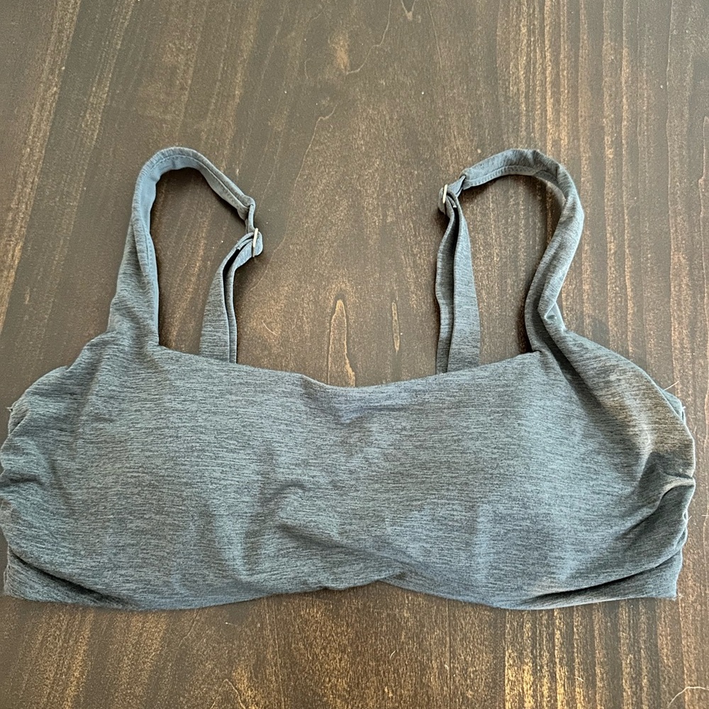 Athleta Gray Swimsuit Top (36 B/C)